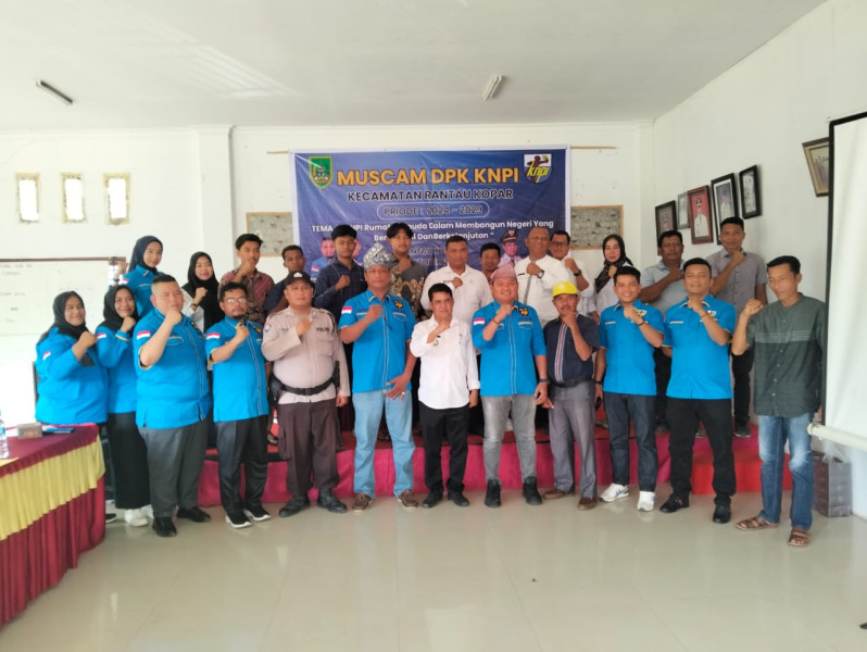 Ketua DPD KNPI Rohil Syaiful Anwar Hadiri Muscam KNPI Rantau Kopar