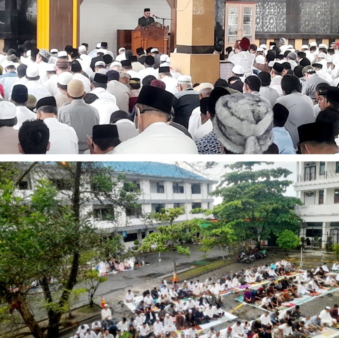 Ribuan Warga Muhammadiyah Sholat Idul Adha di Kampus Umri, Khatib: Pengorbanan Nabi Ibrahim Patut di Contoh
