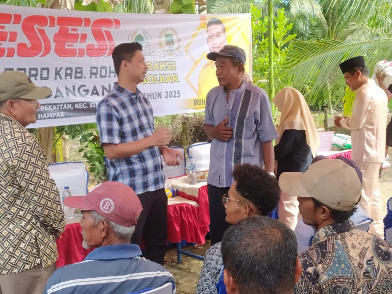 Anggota DPRD Rohil Muhammad Hotib Reses di Pekaitan, Serap Berbagai Aspirasi Masyarakat