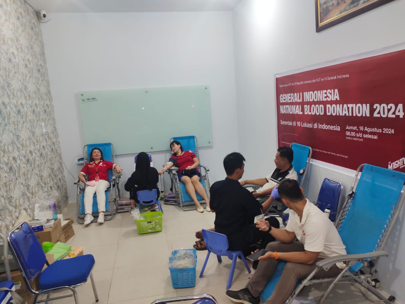 National Blood Donation 2024, Generali Indonesia Gelar Donor Darah Serempak di 16 Titik di Seluruh Indonesia