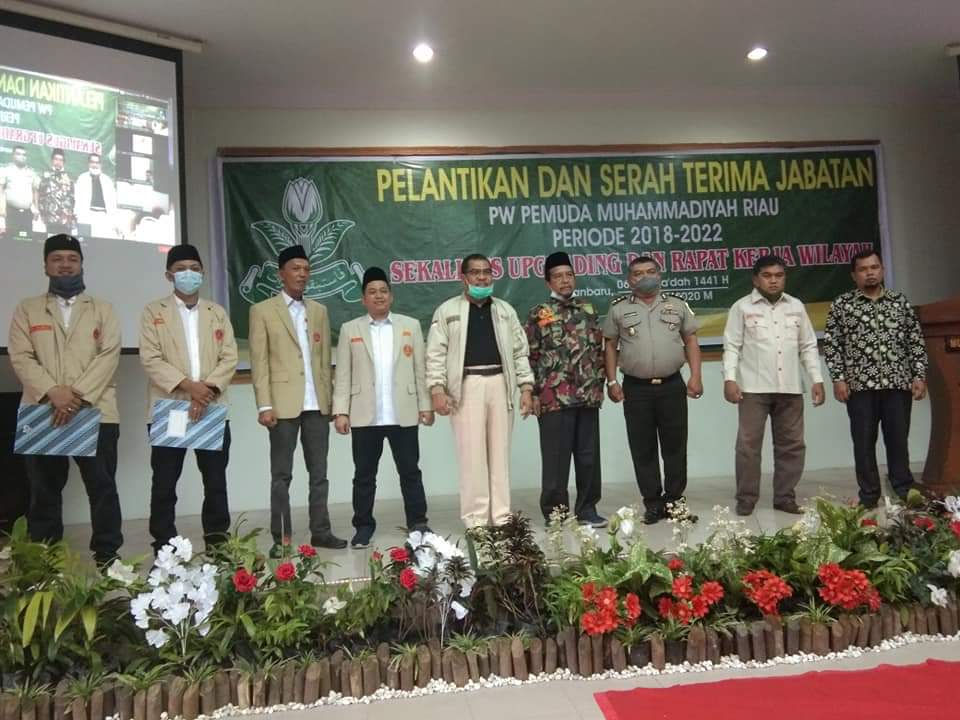 Cak Nanto Lantik Pemuda Muhammadiyah Riau Secara Virtual