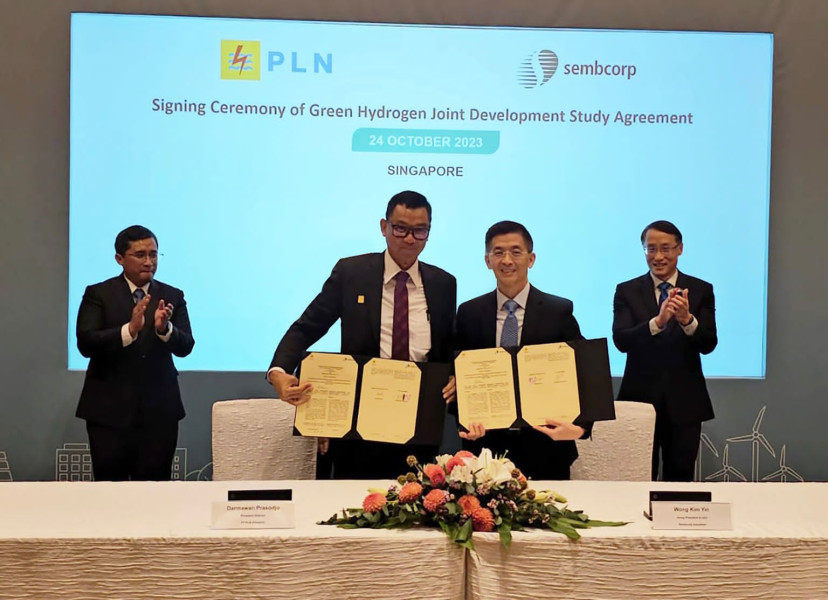Produksi Hidrogen Dilirik Singapura, PLN Gercep Sepakati Studi Pengembangan dengan Sembcorp