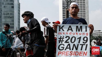 Panitia Kukuh Tetap Deklarasi #2019GantiPresiden di Thamrin