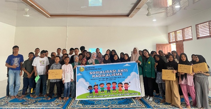 Mahasiswa FEB UMRI Beri Edukasi