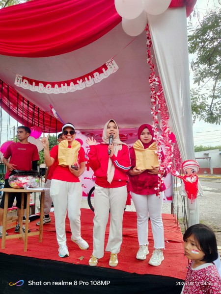 Kemeriahan HUT RI ke 80, Warga Perum Duta Mas, Siak Hulu Gelar Berbagai Perlombaan dan Bagikan Doorprise