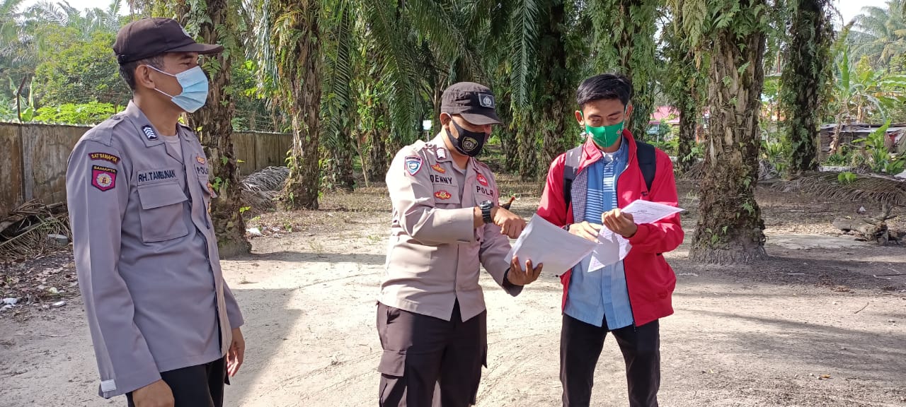 Polsubsektor Pelalawan Gencar Lakukan Patroli Karhutla dan Sosialisasi Maklumat Kapolda Riau