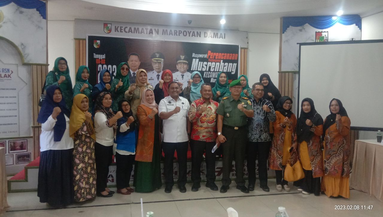 Marpoyan Damai Laksanakan Musrenbang Kecamatan,Hamdani : Musrenbang Sarana Memaksimalkan Pembangunan Berbasis Buttom Up 