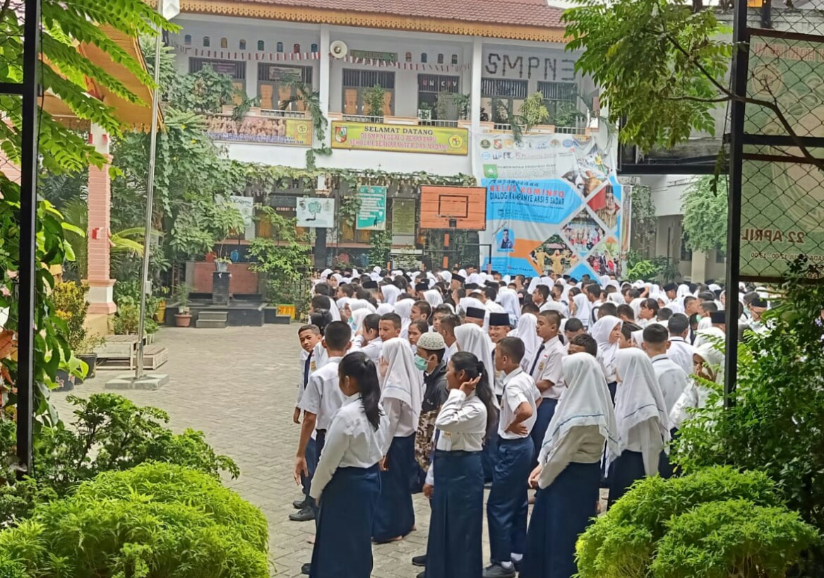 Sekolah Dukung Kebijakan Walikota Liburkan Sekolah, Asbullah: Siswa SMPN 3 Langsung Dipulangkan