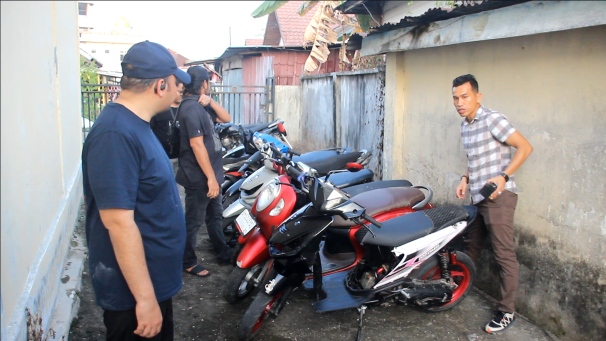 Razia Balap Liar, Polsek Bangko Amankan 7 Orang Remaja dan 6 Kendaraan