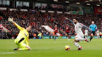 Mohamed Salah Hattrick, Liverpool Hajar Bournemouth 4-0