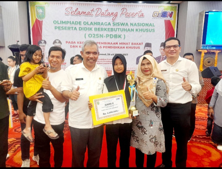 Muthia Syakira kambali Rebut Medali Perak O2SN PDBK Tingkat Provinsi