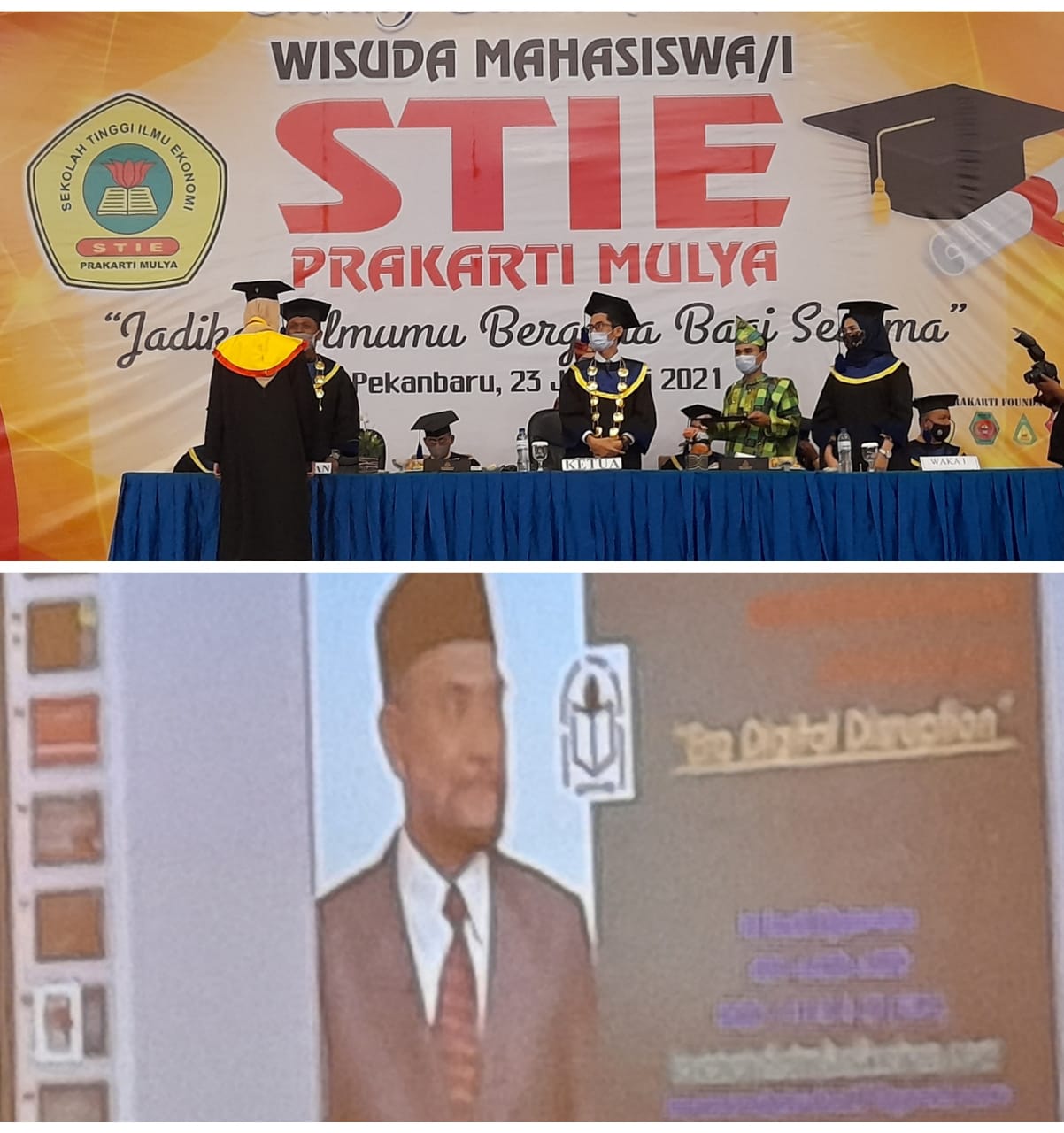 Ketua APTISI Pusat Prof Budi Djatmiko Hadiri Wisuda STIE Prakarti Mulya. Ini Pesan dan Harapanya.