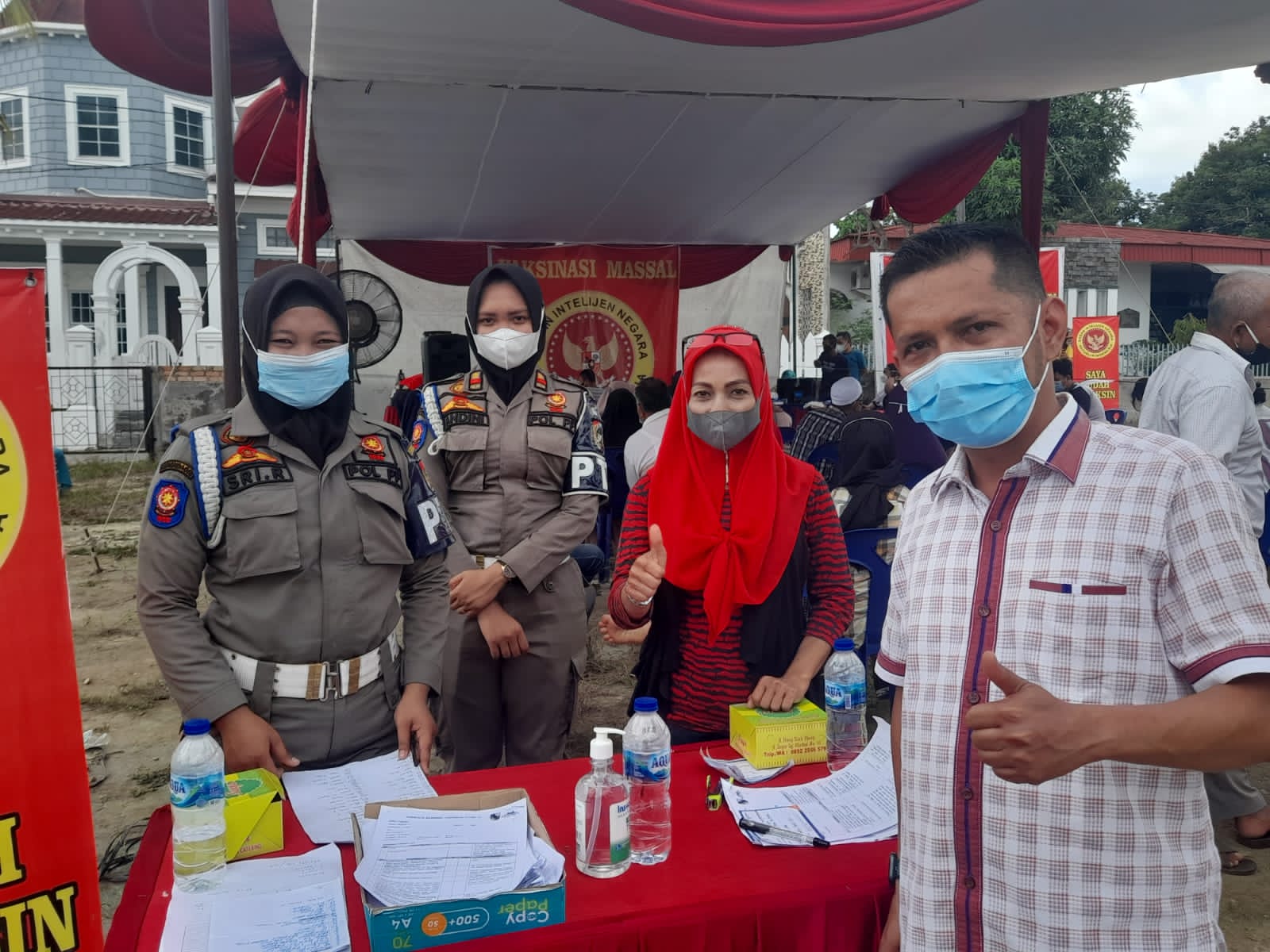 8000 Orang Sudah di Vaksin BIN Daerah Riau, TAF Kita Sangat Apresiasi !