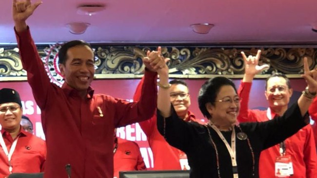 Resmi! Megawati Umumkan Jokowi Jadi Capres PDIP di Pilpres 2019