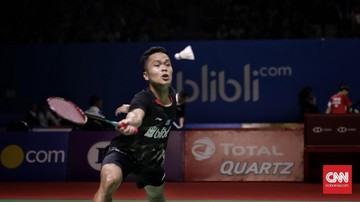 Hasil Hong Kong Open: Ginting ke Final Usai Kalahkan Jonatan