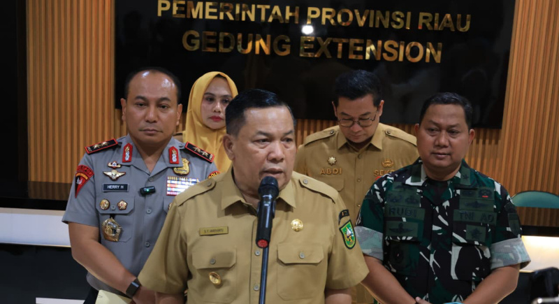 Bersama Forkopimda, Plt Gubri SF Hariyanto Bahas Izin Pertambangan Rakyat Kuansing
