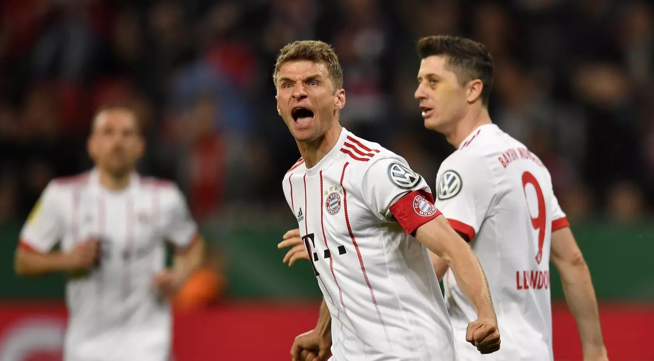 Muller Hattrick, Bayern Munchen ke Final Piala DFB Pokal