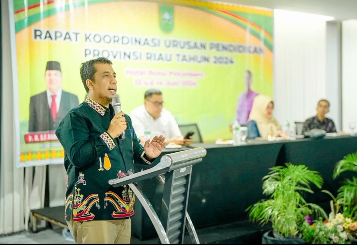 Disdik Rakor Urusan Pendidikan Provinsi Riau 2024. Ini yang Dibahas