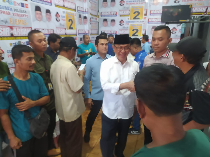 Kampanye Dialogis di Rohil, Wardan Janji Perhatikan Infrastruktur dan Kembangkan Ekonomi Masyarakat