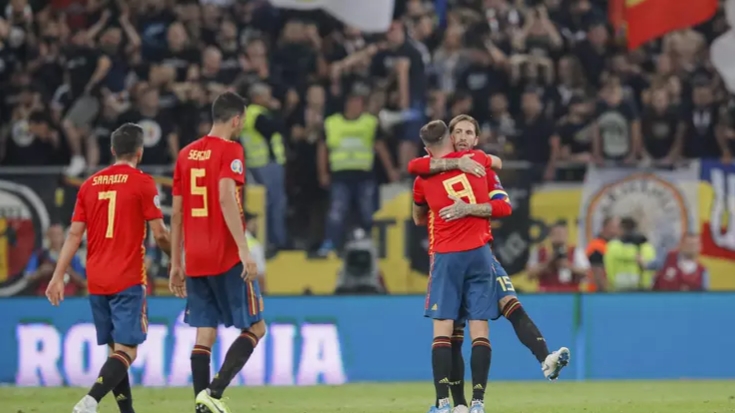 Kualifikasi Piala Eropa 2020: 10 Pemain Spanyol Jinakkan Rumania