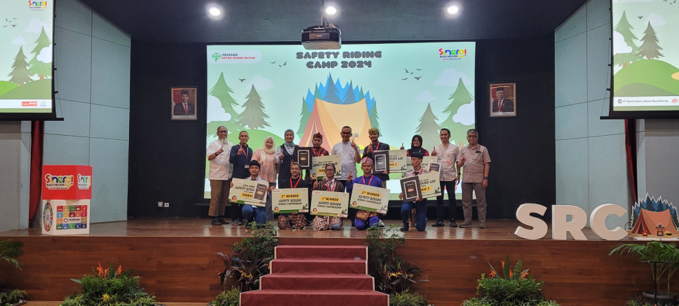 Sekolah Binaan Safety Riding PT. CDN Riau Raih Juara Tiga dalam Ajang Kompetisi Safety Riding Camp 2024