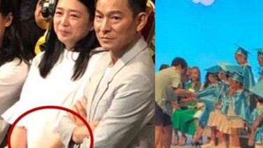 Perut Buncit Istri Andy Lau Jadi Pembicaraan