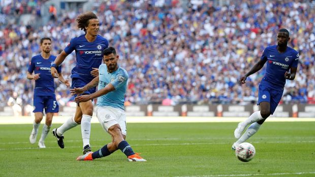 Kalahkan Chelsea 2-0, Man City Juara Community Shield 2018