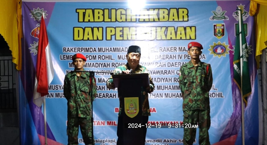PD Muhammadiyah Rohil Peringati Milad Muhamadiyah ke 112