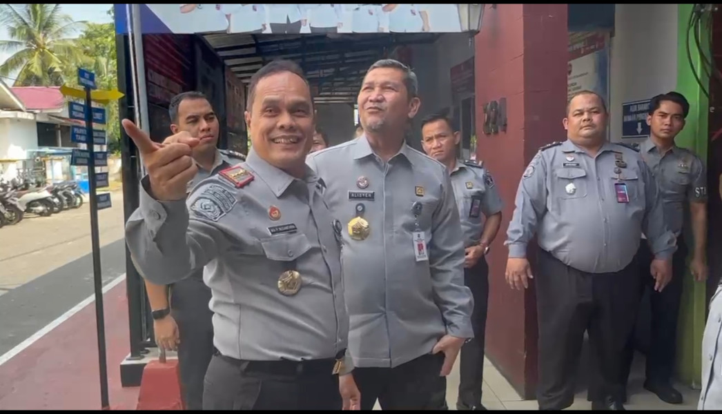 Kunjungi Lapas Bagansiapiapi, Kadivpas Riau Apresiasi Kinerja Kalapas Bagansiapiapi
