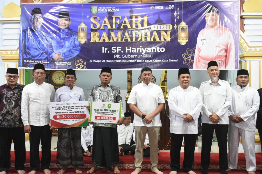 Safari Ramadan Pemprov Riau, BRK Syariah Turut Berkontribusi