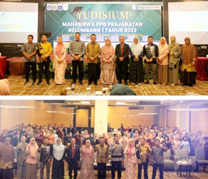 128 Lulusan PPG FKIP UNRI Gelombang Pertama di Yudisium, Dekan: Dilahirkan dari Akreditasi Unggul