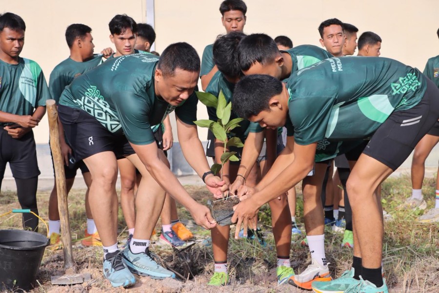 Polres Rohil Gelar Green Policing Running Club, Perkuat Sinergi Polri dan Komunitas Pelari