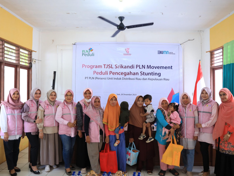 Dukung Program Pemerintah Srikandi PLN Movement Peduli Pencegahan Stunting dan Ibu Hamil di Riau dan Kepulauan Riau