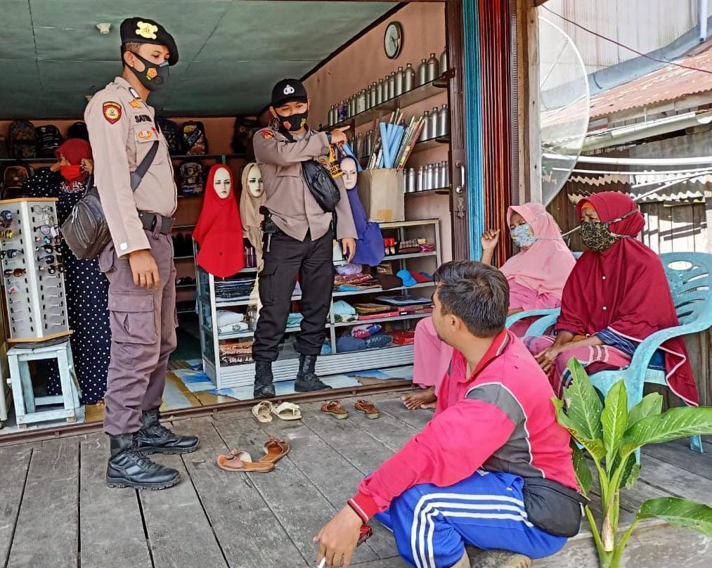 Polsek Teluk Meranti Terus Lakukan Operasi Yustisi untuk Tertibkan Penerapan Protokol Kesehatan