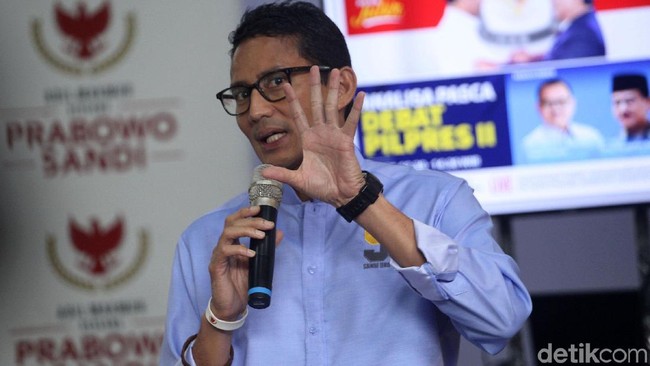 Konser untuk Dhani Ditunda, Sandiaga: Hadapi dengan Senyuman