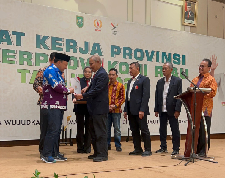 Raker KONI Riau 2024 Resmi Dibuka Kadispora,  Ketum KONi Harapkan Sinergitas Anggota