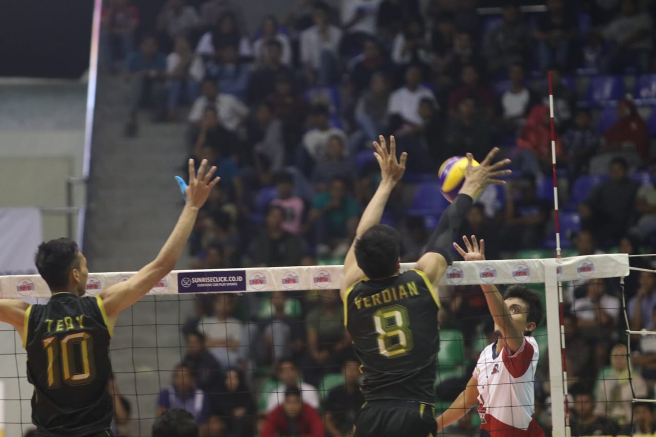 Kalah Telak 3-0 dari Samator, Aneka Gas Tersingkir, Bank SumselBabel Lolos