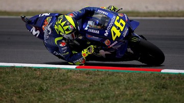 Rossi Kecewa Start dari Posisi 12 di MotoGP Inggris