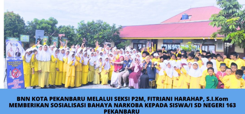 Digelar Serentak, 1.637 Siswa Deklarasi Anti Narkoba Bersama BNN Pekanbaru