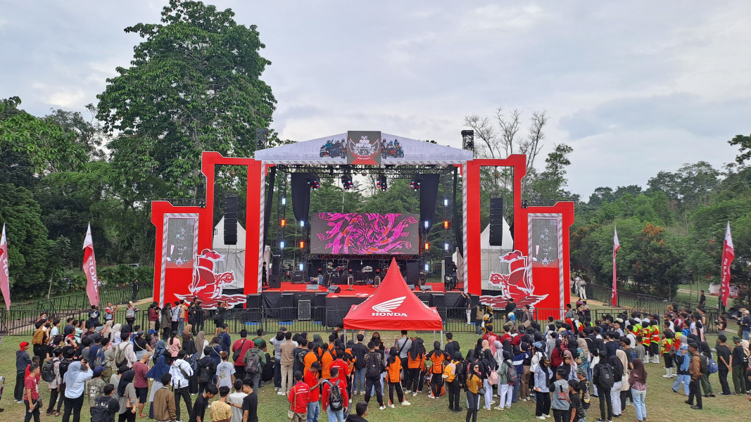 Penantian Bikers Terjawab, Para Bikers Honda Ramaikan Event HBD Regional Sumatera 2024