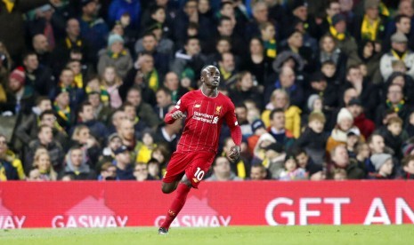 Gol Mane Pastikan Kemenangan Liverpool Atas Norwich City