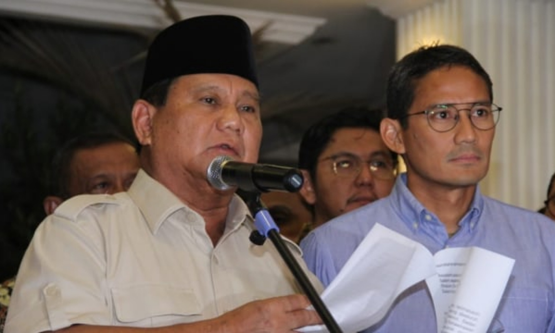 Kasasi Kedua Prabowo-Sandi Soal Kecurangan TSM Tidak Diterima MA