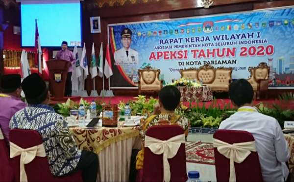 Raker APEKSI Wilayah I Dipimpin Walikota Pekanbaru, Tindaklanjuti Instruksi Presiden Tentang Covid-19