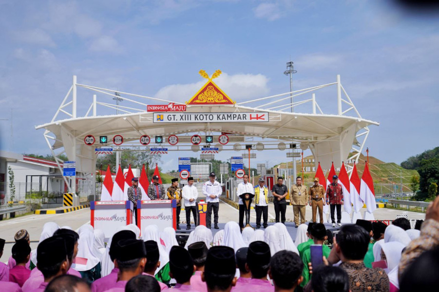 Presiden RI Resmikan Tol Bangkinang - XIII Koto Kampar, PLN Siagakan Pasokan Listrik Berlapis