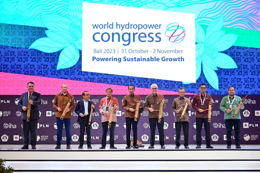 Presiden Jokowi Buka World Hydropower Congress 2023 di Bali, Tegaskan Pentingnya Kolaborasi Global Kembangkan PLTA