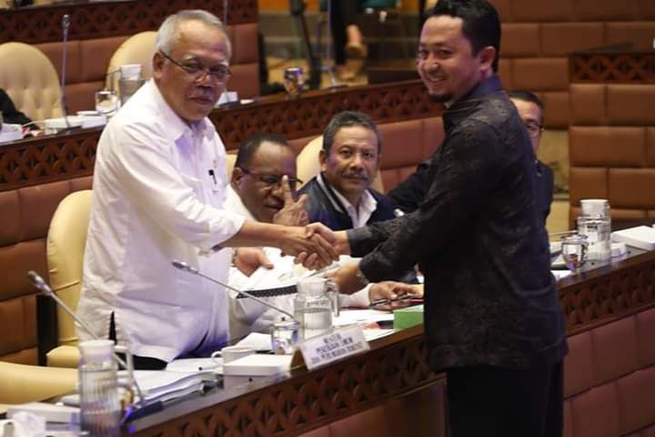 Raker Dengan Kementrian PUPR, Syahrul Aidi Paparkan Keadilan Infrastruktur untuk Riau.
