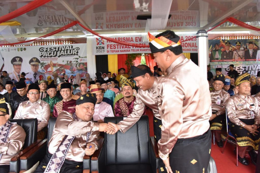 BRK Syariah Ikut Berpartisipasi Sukseskan Event Festival Pacu Jalur di Kuansing