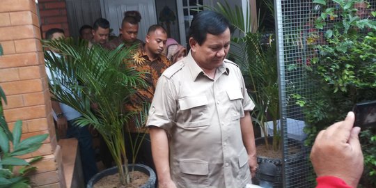 Prabowo Akan Daftar ke KPU Usai Salat Jumat