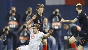 Dramatis, Gol Menit Akhir Bawa Kroasia Tekuk Spanyol