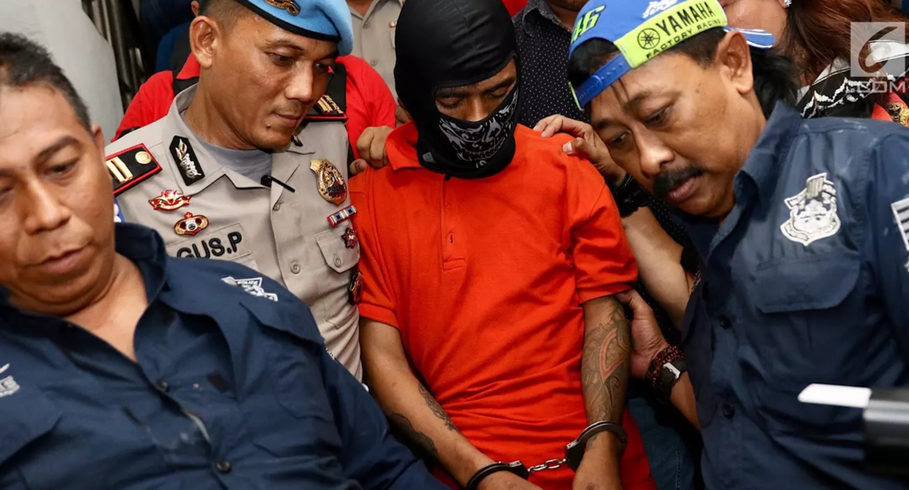 Pelarian Pembunuh Pensiunan TNI AL Berakhir oleh Tato Tribal